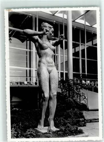 Zürich Schweiz Landesausstellung Figur von Bildhauer Berger