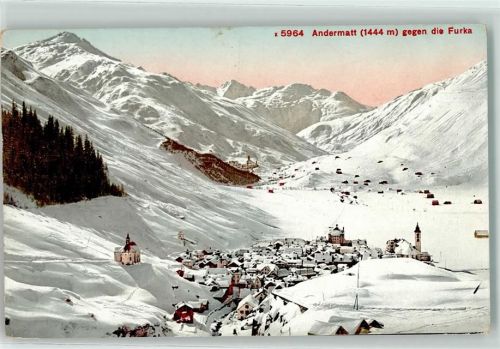 Andermatt Kapelle Kirche Winter