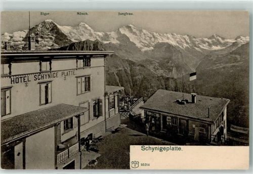 Schynige Platte Hotel Schynige Platte Eiger Mönch Jungfrau