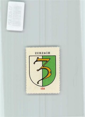 Bad Zurzach Vignette Wappen Kaffee Hag ca 1920-1940