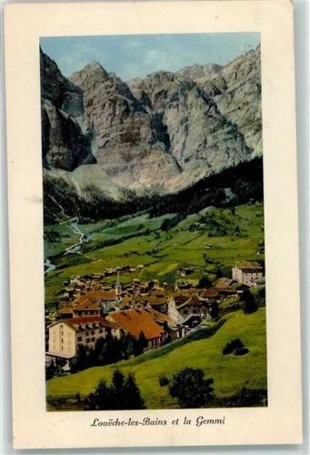 Leukerbad 1913 Gemmi