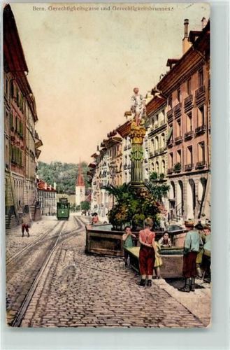 3000 Bern Berne - Straßenbahn Gerechtigkeitsbrunnen