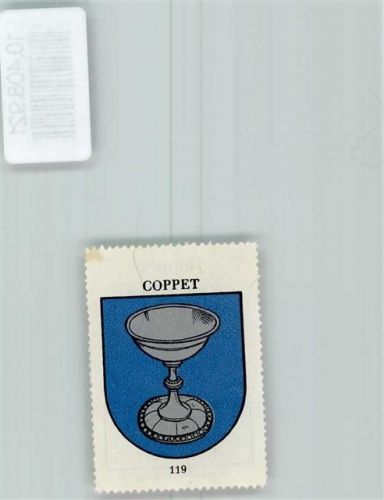 Coppet Vignette Wappen Kaffee Hag ca 1920-1940