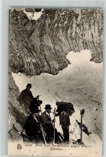 Eismeer 1910 Bergsteigergruppe