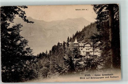 Brienz BE Hotel Giessbach Rothorn