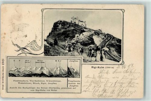 6410 Rigi Kulm 1907 Gebrauchsspuren