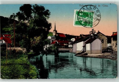 Vallorbe 1912 Bords de l Orbe