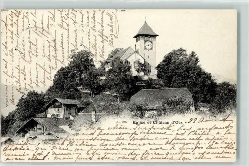 Château-d´Oex 1903 Kirche