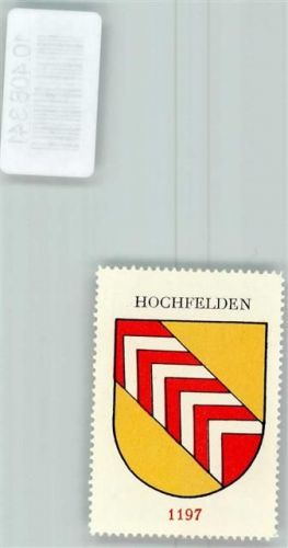 Hochfelden Vignette Wappen Kaffee Hag ca 1920-1940