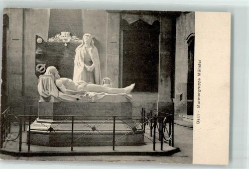 3000 Bern Berne - Marmorgruppe beim Münster