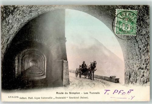 Simplon 1905 Postkutsche Galerie d hiver