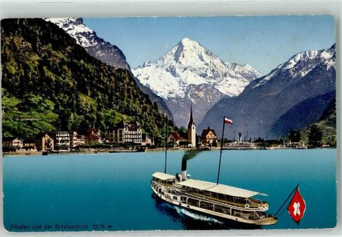 6454 Flüelen - Dampfer Stadt Luzern Bristenstock