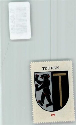 Teufen AR Vignette Wappen Kaffee Hag ca 1920-1940 Bär