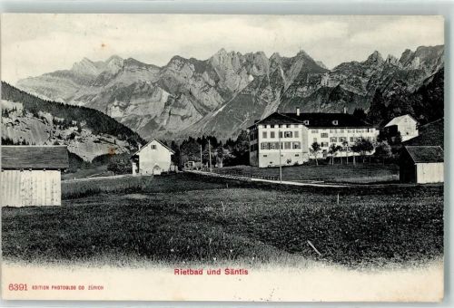 9651 Rietbad 1906 - Kurhaus Säntiskette
