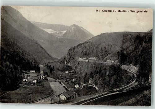 Creux du Van 1908 Champ du Moulin