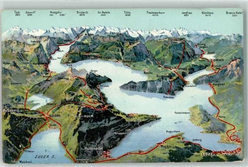 6410 Rigi Kulm - Vogelschau