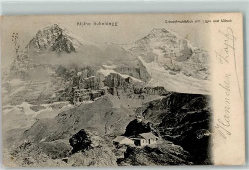 Kleine Scheidegg 1906 Eiger Mönch