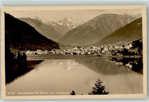 Davos Dorf 1914 See Tinzenhorn