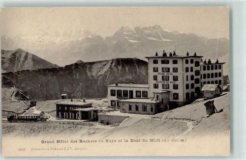 Rochers de Naye 1907 Grand Hotel Dent du Midi
