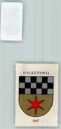 Volketswil Vignette Wappen Kaffee Hag 1920-1940
