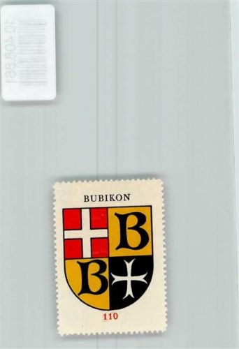 Bubikon Vignette Wappen Kaffee Hag ca 1920-1940