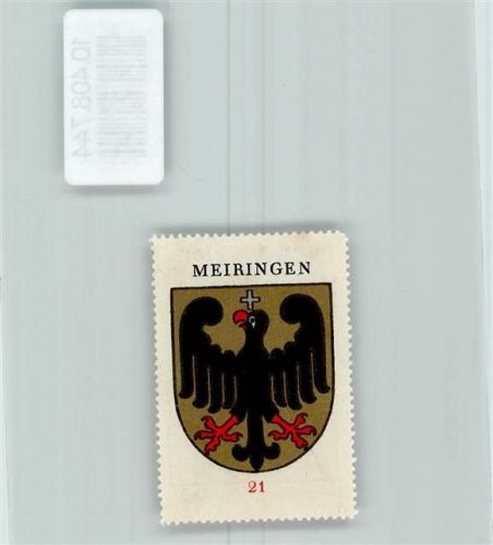 Meiringen Vignette Wappen Kaffee Hag ca 1920-1940 Adler