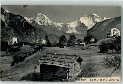 Wilderswil Eiger Mönch Jungfrau