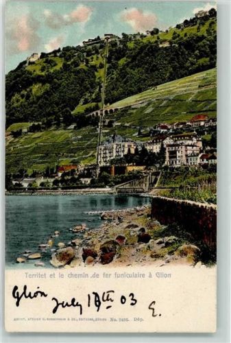 Territet 1903 Funiculaire
