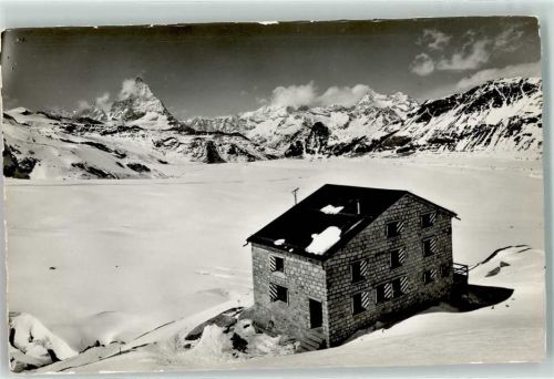 Monte Rosa Hütte Hüttenstempel Matterhorn Gabelhorn