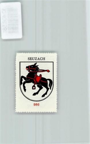 Seuzach Vignette Wappen Kaffee Hag ca 1920-1940 Rappe