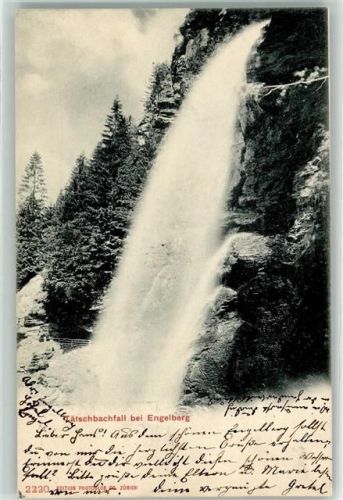 Engelberg 1903 Tätschbachfall