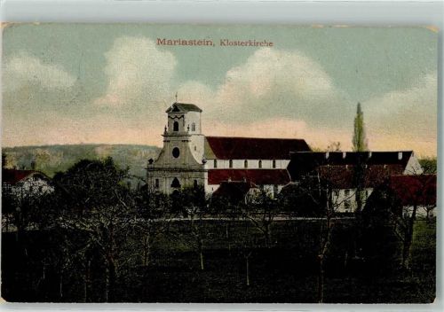 Mariastein 1908 Klosterkirche