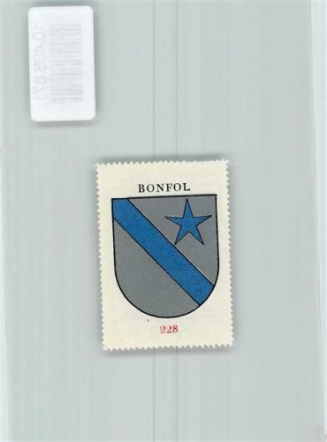 Bonfol Vignette Wappen Kaffee Hag ca 1920-1940