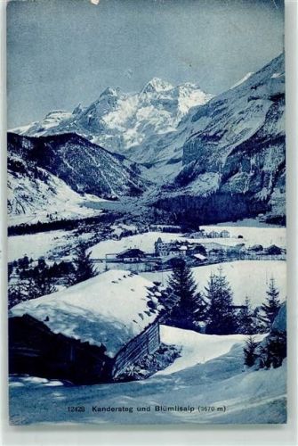 Kandersteg Blümlisalp Winter