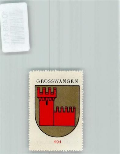 Grosswangen Vignette Wappen Kaffee Hag ca 1920-1940