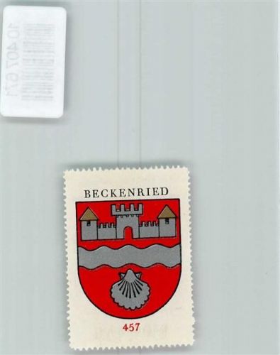 Beckenried Vignette Wappen Kaffee Hag 1920-1940