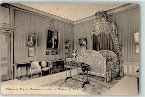 Coppet Schloss Chambre a Coucher de Madame de Stael