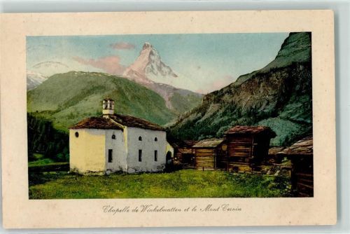 Zermatt KapelleWinkelmatten Matterhorn