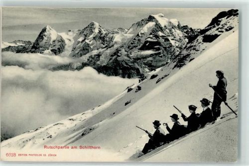 Schilthorn Mürren Rutschpartie