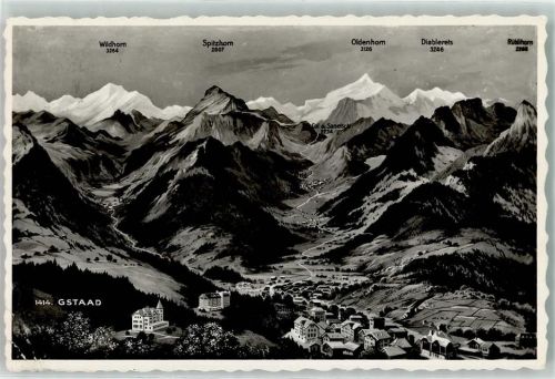 Gstaad Wildhorn Spitzhorn Oldenhorn