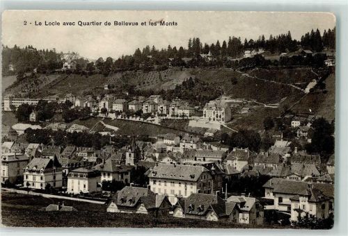 Le Locle Quartier de Bellevue et les Monts
