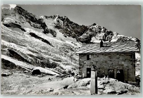 Saas-Fee Langefluh Hütte Hüttenstempel