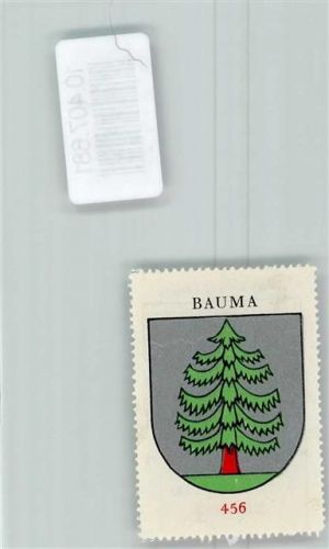 Bauma Vignette Wappen Kaffee Hag 1920-1940