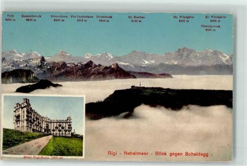 6410 Rigi Kulm 1915 - Hotel Nebelmeer