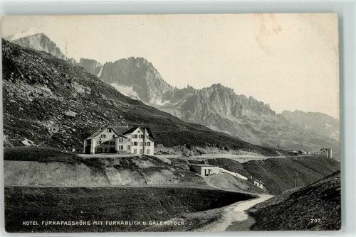 Furka 1908 - Hotel Furkapasshöhe Galenstock