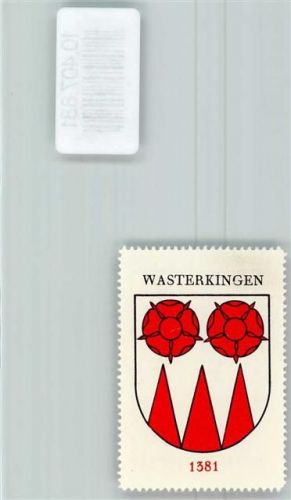 Wasterkingen Vignette Wappen Kaffee Hag 1920-1940