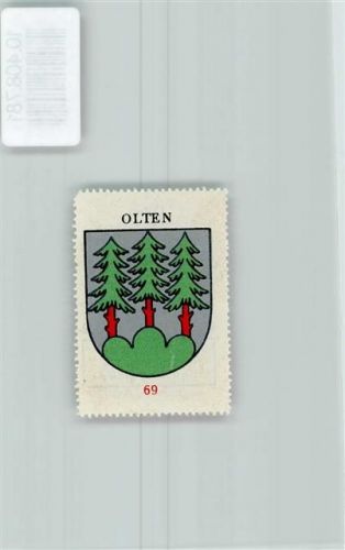 Olten Vignette Wappen Kaffee Hag ca 1920-1940 Tannenbaum