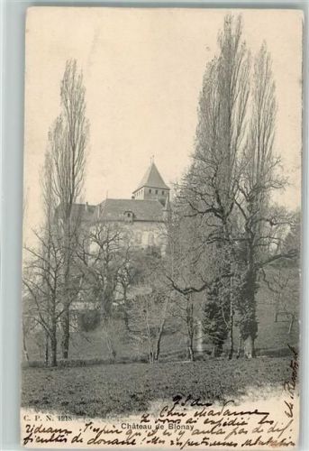 Blonay 1905 Chateau