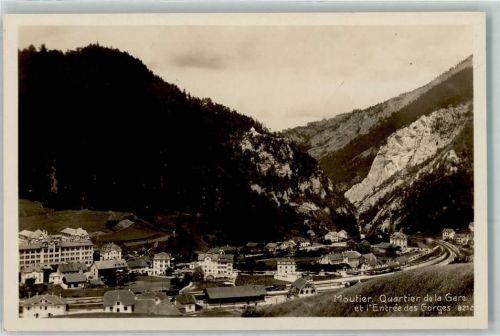 Moutier Quartier de la Gare Entree des Gorges