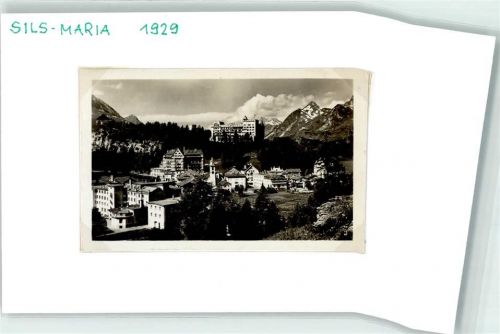 Sils/Segl Maria 1929